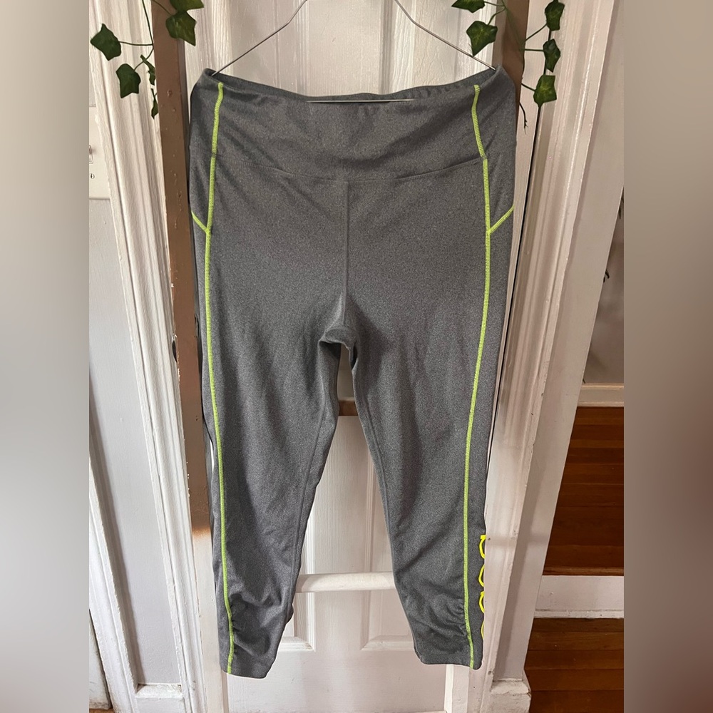 Gray Bottoms with Neon Accents bebe